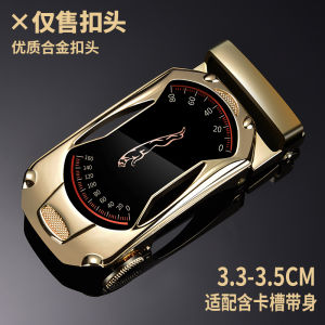 Paul Mens Leather Belt Alloy Automatic Buckle Korean Style Business Waist Belt Buckle Trendy Student Youth Versatile Buckle