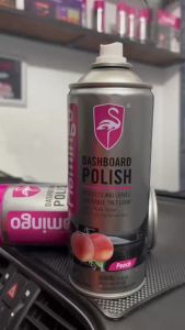 Bình xịt dưỡng bóng nội thất ô tô FLamingo F004 DashBoard Polish dung tích 450ml nhiều mùi hương thơm