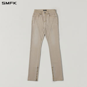 SMFK | Prismatic Design Slim Fit Straight Leg Jeans