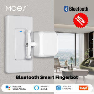 MOES Tuya Smart Bluetooth Finger Robot Warp Switch Button Key Smart Life App with Voice Control via Alexa Google Assistant