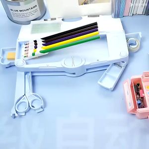 Cartoon Pencil Case Stationary Box Multi-functional Fully Automatic Cute Plastic Student Supplies