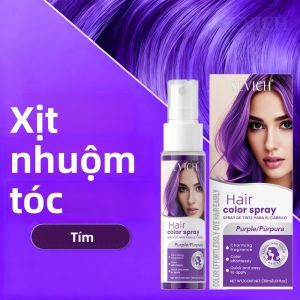 Xịt Tóc Tạm Thời 8 Màu Sevich Dùng Một Lần Thuốc Nhuộm Tóc Dùng Một Lần Cho Tiệc Cosplay Tạo Kiểu Nhẹ 30Ml