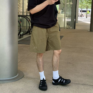 Quick Dry Outdoor Sports Shorts Mens Loose Fit Elastic Waist Casual Pants Summer New Style American Leisure Versatile Shorts