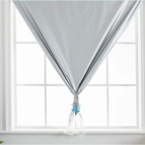 ม่านฉนวนกันความร้อนกันความร้อนแบบหนาป้องกันแสงแดดพร้อมตะขอสำนักงานบ้านสี่เหลี่ยมผืนผ้าห้องนอนโรงแรมม่านกันแสงห้องนั่งเล่น