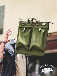 Madden Parka Retro Helmet Canvas Crossbody Pilot Shoulder Function Large Capacity Tablet Computer Handbag Men
