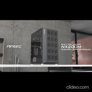 NX200M MINI TOWER MAINSTREAM  CASE I BLACK  TEMPERED SIDE PANEL CABINET TYPE I INCLUDE. 1X1200MM REA