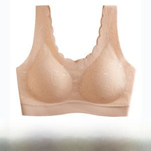 Thailand Natural Latex Intimates Womens Small Chest Push up Wireless Tank Top Bra Sports Bra Summer Thin