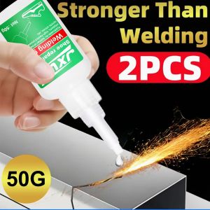 50 g Extra Strong Super Oily glue for High Strength Welds-Universal Superglue Mighty Instant Glue for Resin ceramics Metal glass Liquid glue with Precision Dispenser.