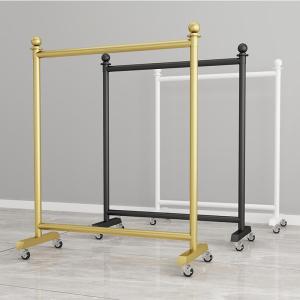 MEISITEKEKE | Foldable Easy-to-Assemble Wheeled Clothes Drying Rack