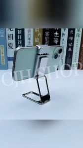 CJH SHOP stock no.QQQ，Back Clamp Phone Stand 360°Rotating Holder stand Folding Metal Mechanical Phone