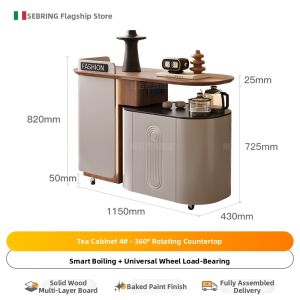 Rotatable Multi-purpose Tea and Study Table