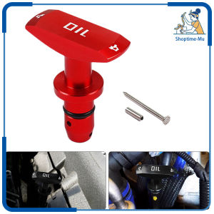 Oli Mesin Mobil Universal Bahan Aluminum Warna Merah Dipstick Handle
