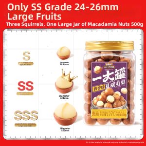Three Squirrels | Pregnant Women Friendly Large Macadamia Nuts 500g
