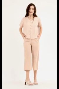 Krizia Button Down V-Neck Blouse Top