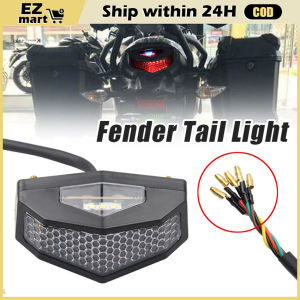 Motorcycle Tail Light Dirt Bike Universal Tail Light For Motorcycle Modified Tail lights 12V LED Tail Brake Light For ATV LTZ King Quad Runner DR DRZ 650 400 LT