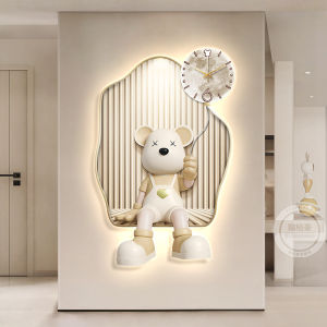 RUIBAHAO | Bear Pattern Cream French Style Wall Hanging Artwork
