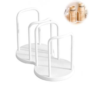 Desktop Paper Cup Holder Disposable Cup Holder Multi-function Coffee Cup Organizer Desktop Teacup Storage Rack For Home