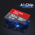 Sandisk เมมโมรี่การ์ด Ultra Micro SDCard 1TB 512GB 256GB 128GB 64GB 32GB Class10 A1 เมมโมรี่การ์ดกล้องติดรถยนต์. 