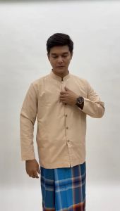 Baju Muslim Koko Habib Haibah Polos Saku Samping Model AMMU