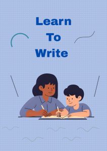 Childrens Writing Workbook/ Beginners Writing Guidebook / Kids Learning Manual / Learn To Write Workbook