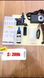 Bộ Combo 1 máy xăm trυng cấp WORM HOLE D1 để các bạn học xăm và làm việc