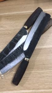 Dao Thái Thép Nhíp Cán Gỗ Siêu Bén Sắt Thái Thịt Rau Củ Quả