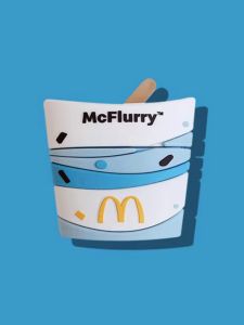 McDonalds Airpodspro Protective Case New Style for  3rd Gen Bluetooth Earphones Shockproof 3D Cartoon Soft Silicon Shell