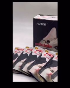Cat Treats FAENBEI Milkshake Wet Food Pouch 85 grams