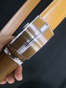 Automatic เข็มขัดหนังวัวแท้ หัวออโต้เมติค เข็มขัดหนังแท้ ลุคนักธุรกิจ หนังเรียบ รุ่น