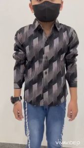 KEMEJA ANAK MOTIF PREMIUM USIA 4-10tahun/HEM ANAK KEREN/KEMEJA ANAK COWOK ARIEL