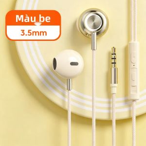 OLAF | Tai Nghe Nhét Tai Có Micrô Loại C/35mm Tai Nghe Có Dây Tai Nghe Âm Thanh Nổi Có Điều Khiển Trực Tiếp Dành Cho Thể Thao Và Điện Thoại
