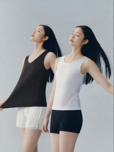 THREEGUN | Modal Seamless Nude Soft Anti-mite Womens Vest