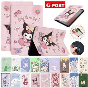 For Lenovo Tab M11 M10 M9 M8 Plus HD FHD 2nd 3rd 4th Gen 8.0" 10.1" 10.3" 10.6" TB-8505F X505F X306F TB328FU X606F TB128XU Kids Tablet Stand Leather Flip Book Shockproof Cute Cartoon LABUBU Cover