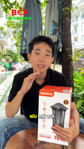 Đèn bắt muỗi Nanoco NML18B1 Thu hút muỗi bằng đèn UV Diện tích sử dụng: 100m² - CHB