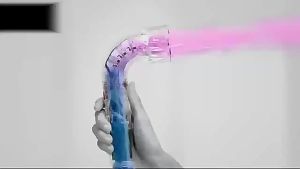 New Wall Mounted Hair Dryer High Speed Quick Drying Negative Ion 1.8 M Bend Tube With Air Collecting Nozzle For Family Travel