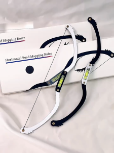 Horizontal Bead Mapping Ruler / Penggaris Alis / Membentuk Pola Sulam Alis Penggaris Alis Eyebrow Ruler Measure Shaping Tool