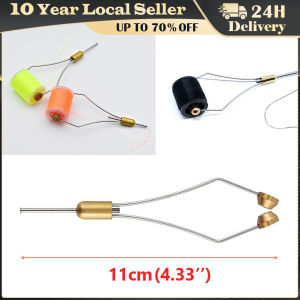 Stainless Steel Fly Tying Holder Bi-Ceramic Tip Thread Lure Making Tool Double Mouth Winder Multi-Feature Professional Tool