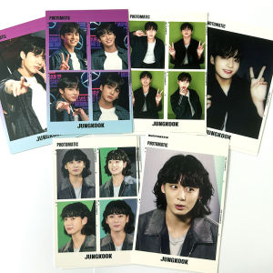 Decorative Large Double-Sided Matte Postcard Cute JUNGKOOK Field Card Collectible Entertainment Celebrity Autograph Item