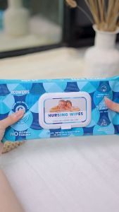 Khăn ướt vệ sinh người lớn tuổi EcoWipes gói 12 khăn size lớn 30x20cm hương trà xanh dùng 1 lần lau người bệnh khó khăn di chuyển