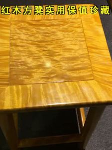 Chinese Style Small Square Stool Wooden Redwood Low Chair Solid Wood Board Bench Purple Sandalwood Furniture Hall Bench