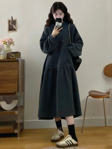 RELNLEX | Đầm Hoodie Thoải Mái cho Phụ Nữ Size Lớn