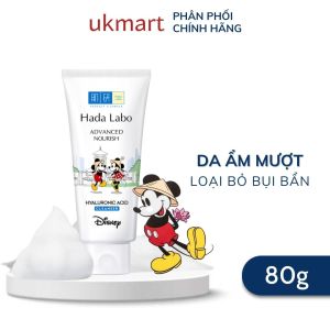 Kem Rửa Mặt Dưỡng Ẩm Hada Labo Advanced Nourish Hyaluronic Acid Cleanser 80gr
