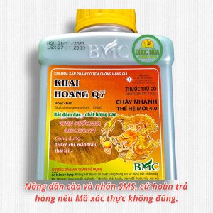 THUỐC TRỪ CỎ KHAI HOANG Q7 DIỆT TRỪ CỎ DẠI TẬN GỐC RỄ