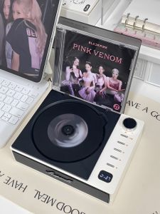 Retro Home CD Player Record Player Bluetooth Speaker Disc Album KOOP Birthday 520 Gifts Appliances Audio Video CD Player