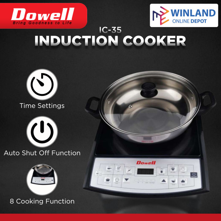 DOWELL by Winland IC35 8Cooking Function Cooktop Induction Cooker