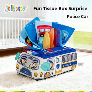 Jollybaby | Tear-resistant Cloth Toy Educational Tissue Box