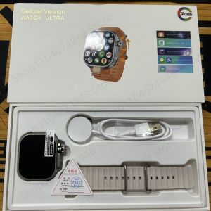 S10 Ultra CD12 smartwatch ตัวเข้ารหัสแบบสัมผัส Android 12.0 5G สมาร์ทวอทช์พร้อม 180 ° กล้องโรตารี่ 2.26 นิ้ว AMOLED 490*580 HD Display