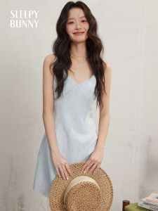 V-Neck Halter Summer Dress Slim Waist