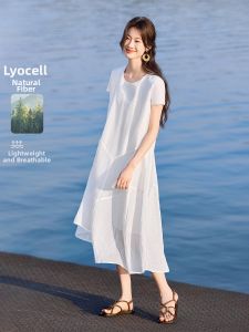 MOHANYIMEI | Slim A-Line Sleeveless Dress Vacation Style