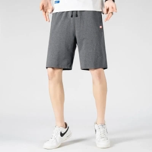High Quality Mens Daily Shorts Elastic Drawstring Waist Plus Size M-6XL